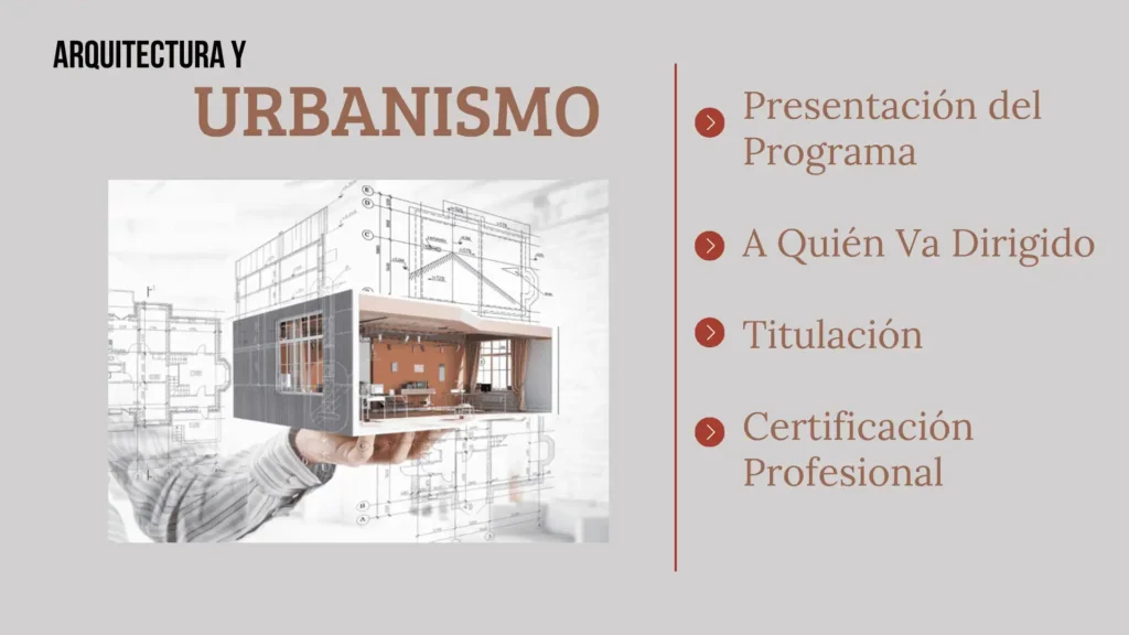 ARQUITECTURA Y URBANISMO