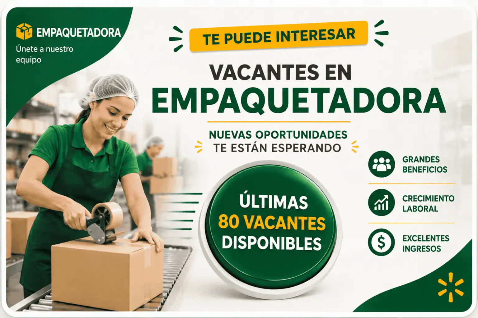 Vacantes en Empaquetadora